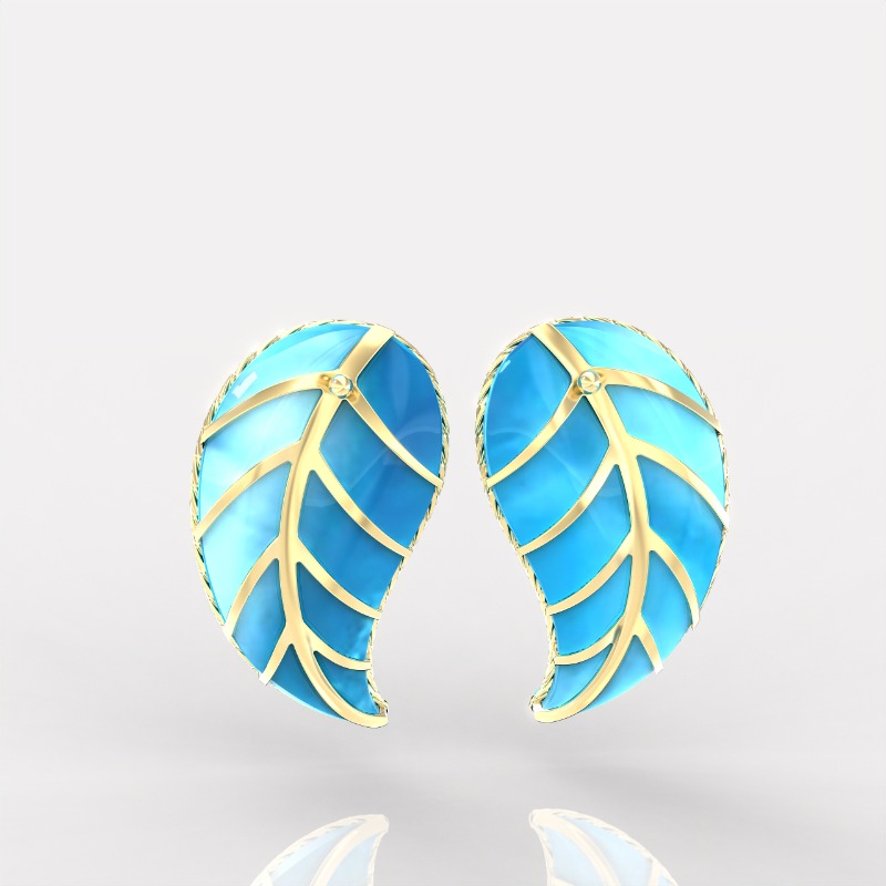 Ocean Fern Earrings