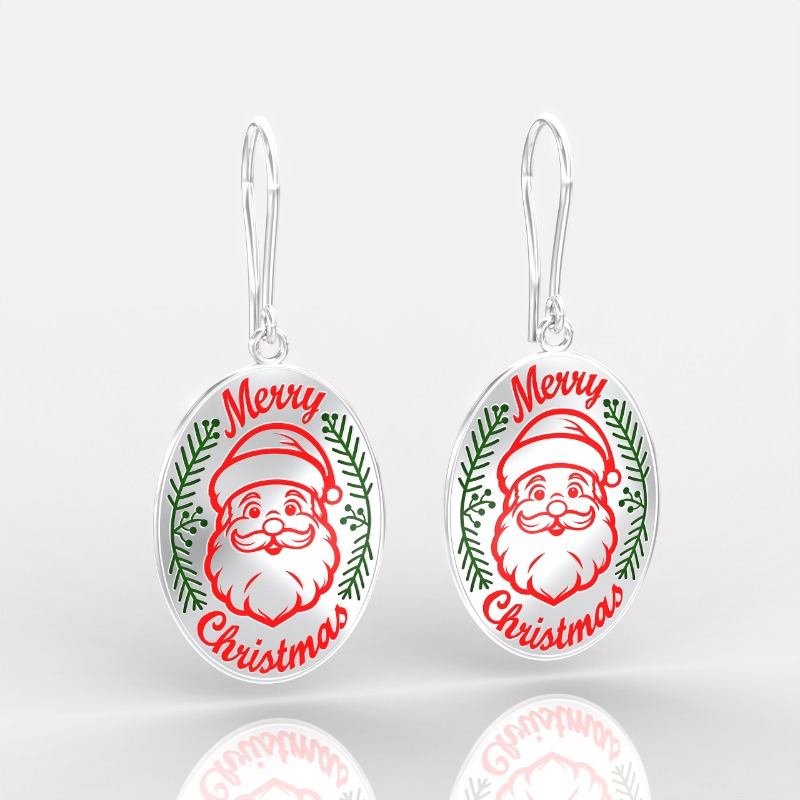 Santa's Greetings Earrings